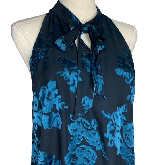 Lovers + Friends Jade Blossom Floral Burnout Mini Dress Black size Small - Picture 3 of 8